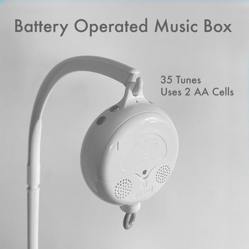 Yellow Hot Air Balloon Cot Mobile